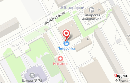 Супермаркет Пятёрочка в Калининском районе на карте