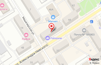 Магазин косметики Магнолия на проспекте Александра Невского на карте