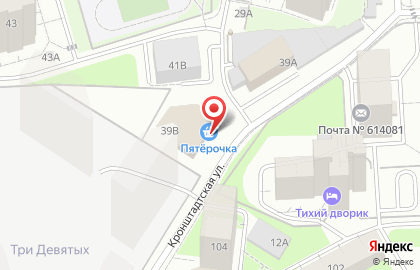 Цветочный салон на Кронштадтской улице на карте