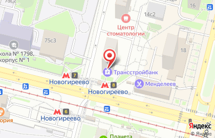 Магазин продуктов в Москве на карте