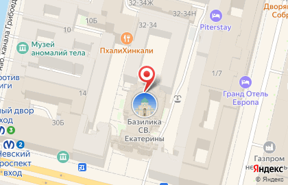 Католическая церковь святой Екатерины Александрийской на карте