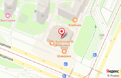 Гипермаркет одежды и обуви для всей семьи Глобус на проспекте Просвещения на карте
