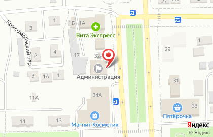 Землеустроительное предприятие Меридиан на улице Ленина на карте