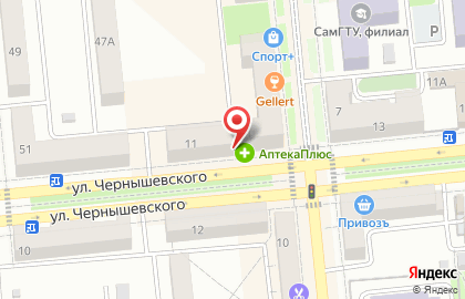 Фирменный магазин У Палыча на улице Чернышевского на карте