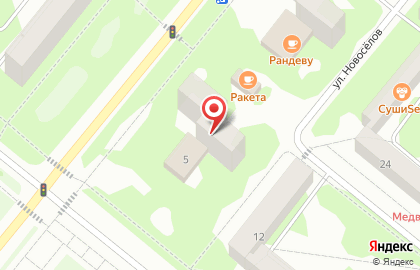 Рысь в Красноярске на карте