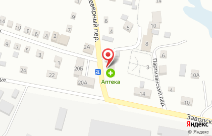 Продуктовый магазин Копеечка в Северном переулке на карте