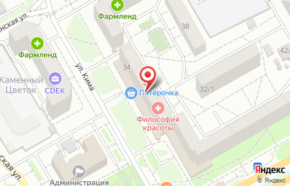 Оренбургский областной медицинский колледж на улице Чкалова на карте