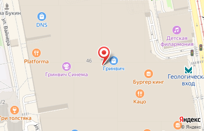 Салон часов Московское время в Ленинском районе на карте