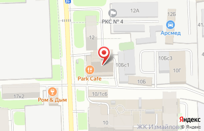 Park CAFÉ Izmailovo на карте