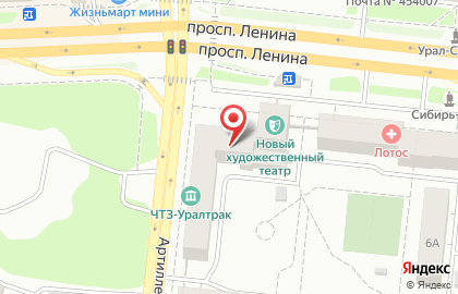 Курьерская служба S-Express на проспекте Ленина на карте