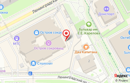 Банкомат Возрождение на Ленинградской улице в Подольске на карте