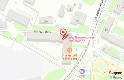 Магазин Аква-Мир на улице Коммунаров на карте