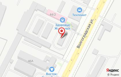 Торговая компания Биона на Волгоградской улице на карте