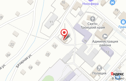 Экобезопасность на Базарной улице на карте
