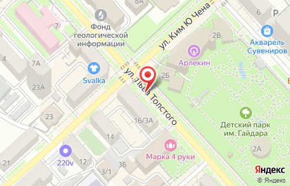 Элис на улице Ким Ю Чена на карте