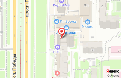 Автошкола АвтоТехКазань на проспекте Победы на карте