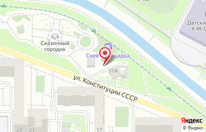 Мини-маркет Качинский на улице Конституции СССР на карте