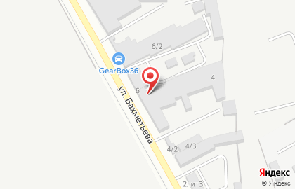 Полет в Воронеже на карте