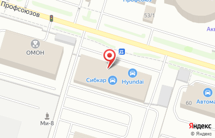 Официальный дилер Hyundai Сибкар Север на карте