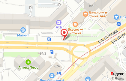 Магазин печатной продукции и канцелярских товаров в Центральном районе на карте