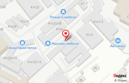 Мебельный салон Вау мебель на улице Архитектора Свиязева на карте