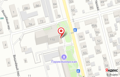 Магазин продуктов Брат на улице Чапаева на карте