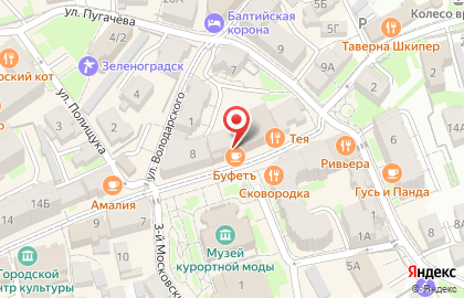 Кафе БуфетЪ на Курортном проспекте на карте