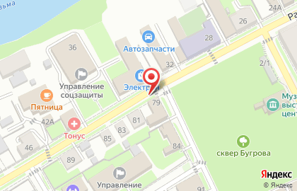 Чеботарь на карте