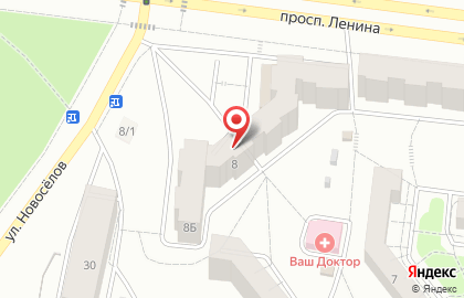 Парикмахерская Зеркало в Октябрьском на карте