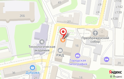 Столовая №1 на улице Маршала Жукова на карте