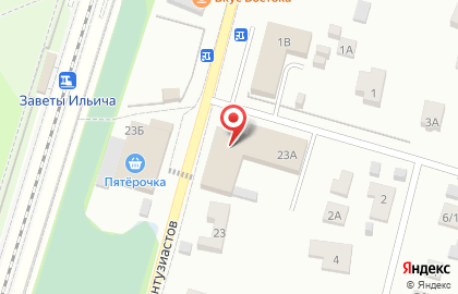 Магазин мясной продукции Мясной дом на улице Энтузиастов на карте