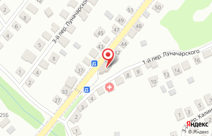 Магазин автозапчастей и автотоваров Детали машин ГАЗ на улице Луначарского на карте