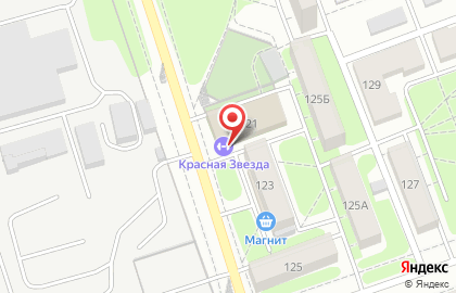 Центр дополнительного образования Красная Звезда на улице Никитина на карте