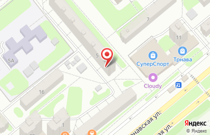 Участковый пункт полиции №8 на Трнавской улице на карте