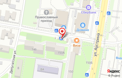 Киоск Точка аппетита в Октябрьском районе на карте