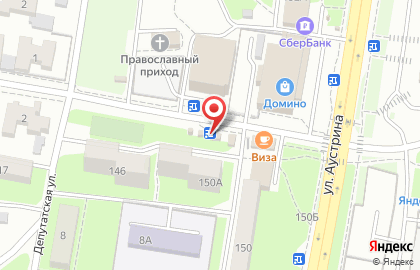 Киоск Точка аппетита в Октябрьском районе на карте