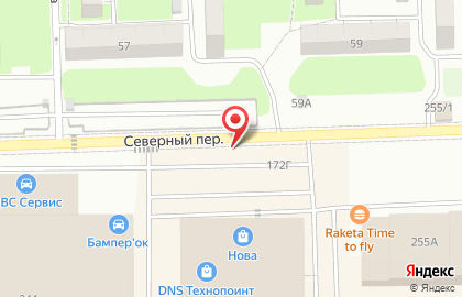 Кулинария Северная на карте
