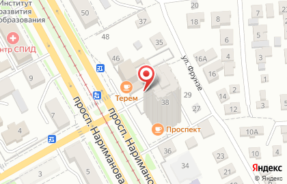 Кафе Терем в Ленинском районе на карте