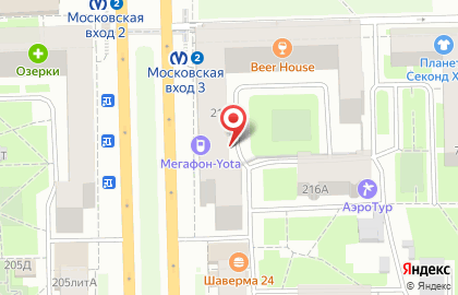 Дюша на Московском проспекте на карте