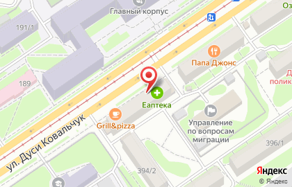 Страховая компания СберСтрахование на улице Дуси Ковальчук на карте