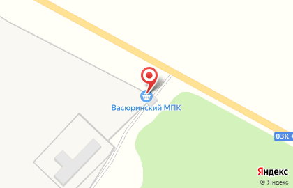 Продовольственный магазин Васюринский МПК на Лесной улице на карте