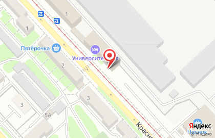 Кафе Глория на Краснозаводской улице на карте