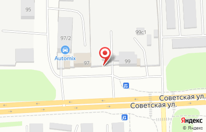 Шиномонтажная мастерская на Советской улице на карте