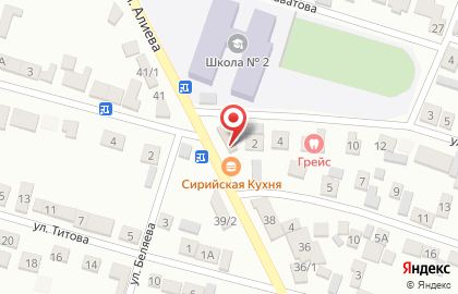 Продовольственный магазин в Кировском районе на карте
