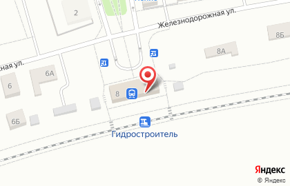 Буфет на Железнодорожной улице на карте