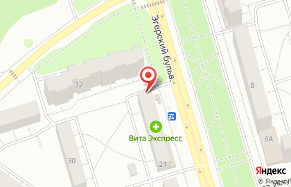 Парикмахерская Ксения на Эгерском бульваре на карте