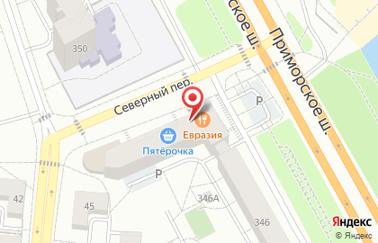 Банкомат Банк Санкт-Петербург на Приморском шоссе, 348 на карте