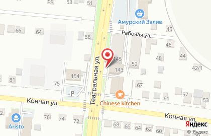 Магазин автотоваров Автомаркет №1 на Театральной улице на карте