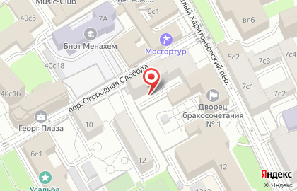 ОДС на метро Чистые пруды на карте