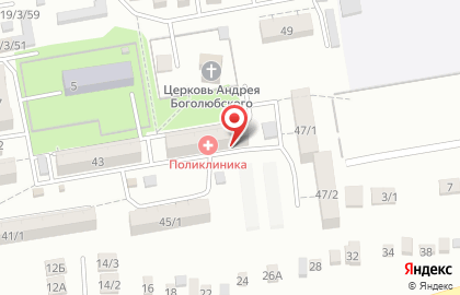 Больница Шпаковская районная больница на улице Пушкина на карте